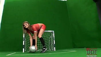 Cumming Hard For Her Team!