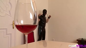 Latex Mistress Aleska Diamond Lets Submissive Dude Fuck Her Ass Super Deep Gp990