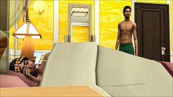 Indian Step Mom Shares Her Bed With Her Stepson After He Visited During The Night Because He Had A Nightmare And Went To Bed With Her - Desi Mom And Son