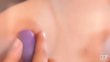 Girl With A Gizmo - tattoo, high-heels, solo, lingerie, bedroom, indoor, natural-tits, long-hair, small-ass, only-women, - Video 5982609