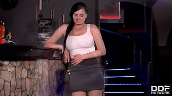 Strip Club Warmup: Her Big Natural Tits Cant Be Overlooked