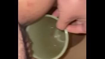 Pissing In A Cup Like A Nasty Whore