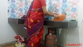 Desi Bengali Desi Village Indian Bhabi Kitchen Sex In Red Saree ( Official Video By Localsex31)