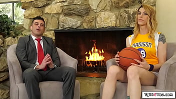 Tgirl4you.com - Trans Casey Kisses Anal Fucks A Reporter