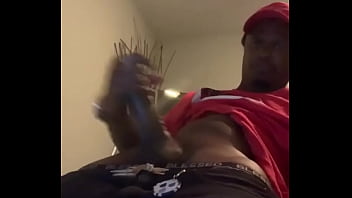 He Pulls His Black Cock Until He Exploded