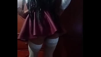 Mariquita Vestido De Niña Bailando Solo