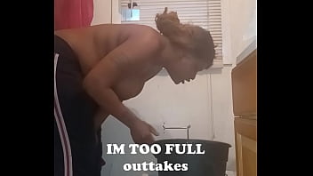 Black Girl Throwing Up