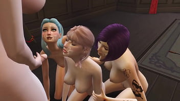 Estudantes S_o Fodidas Por Succubus Ao Entrarem Em Casa Mal Assombrada | The Sims 4