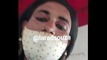 Indian Crossdresser Slut Lara D_souza In Sexy Lycra Saree