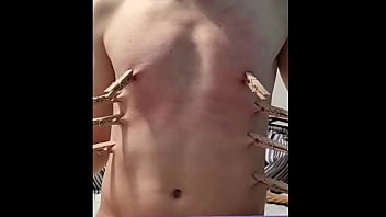 Cute Teenage Boy Gets Punished With Whips, Clamps, Buttplug And Facial!