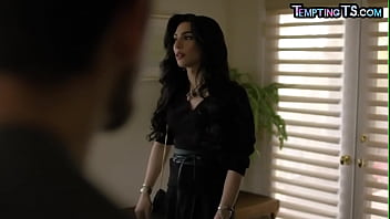 Realtor Tgirl Sucking Buyer Before Bareback Sex In Couple