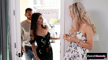 Sacredshemale.com - Cheating Guy Barebacks Tgirl Aubrey Kate