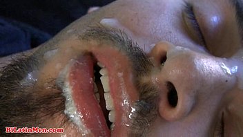 Nude Latino Feeding His Bottom