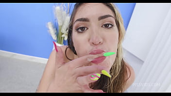 My first DP Goes Wet, Blaze, 2on1, BBC, ATM, DP, Big Gapes, Pee Drink, Creampie Swallow, Cum in Mouth GL542