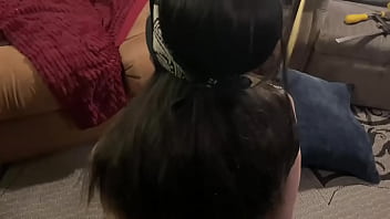 I Get So Turned On By His Dick Getting Hard In My Mouth, I Had To Take Care Of Myself Before I Finished Him.. Blindfolded