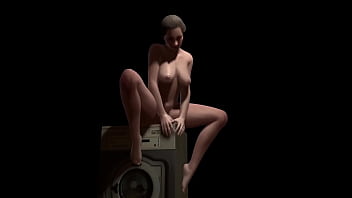 Milf Using The Corner Of The Washing Machine