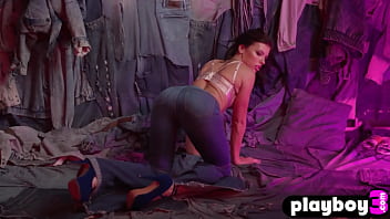 Playboy3.com - Beautiful Brunette Adriana Chechik Posing And Showed Her Amazing Big Ass