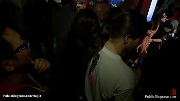 Tanned Shaped Brunette Fucked In Public