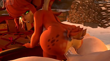 Snow Fawn Poppy Riding A Big Dick