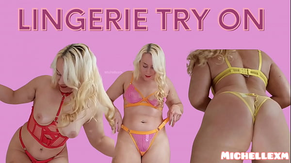 Sexy Milf Lingerie Try On