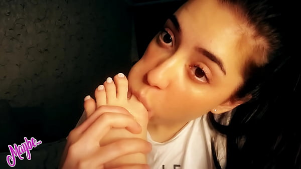 Sexy Asian Licks Her Sweet Feet