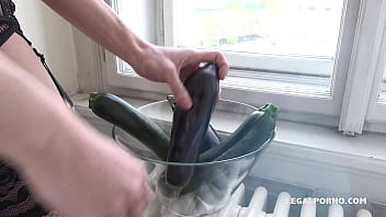 Sofia Star Is Back To Show The Kinky Play With Vegetables In The Ass _ Dap Iv066