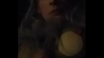 Ts Taralynn Stroking Her Monster Cock
