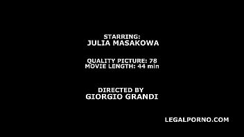 Trans Julia Masakowa 4on1 Toys, Balls Deep Anal, Dap, Gapes, Creampie And Swallow Btg018 - anal, stockings, blonde, blowjob, bra, high-heels, deep-throat, cum-swallowing, ass-to-mouth, transs - Video 2818978