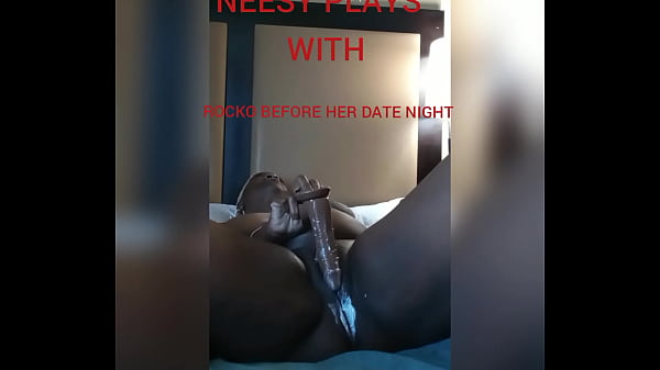 Npleasures Using Her Favorite Dildo _rocko_ To Play With Her Creamy Pussy