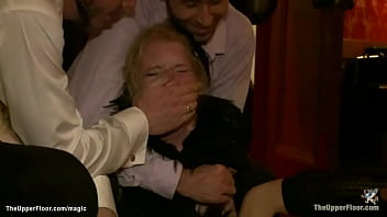 Group Of Slaves Fucked At Bdsm Party - anal, hardcore, interracial, rough, gagging, group, ebony, party, bdsm, fetish, bondage, submission, - Video 1658091