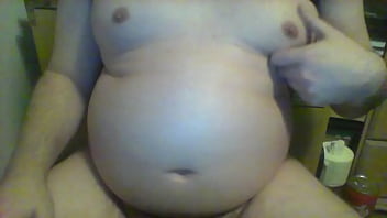 Porky Pig Jiggles His Fat Round Belly After He Submits To Female Wrestling