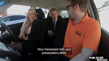 Busty Milf In Stockings Outdoor And In Car Fucked By Hubby