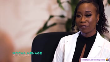 Massagemyfantasy.com - Ebony Doctor Give Nuru Massage Treatment