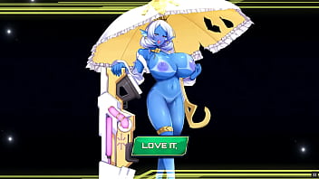 Sf Girls [pornplay Gacha Hentai Game] Ep.8 Blue Skin Woman Loses Her Virginity With My Big Cock