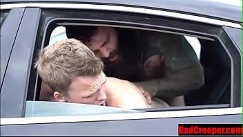 Dadcreeper.com- Hot Sweaty Car Bareback