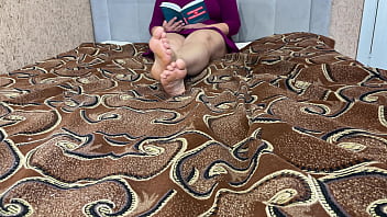 Spread Her Legs In White Shorts