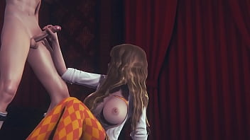 Hentai Uncensored 3d - Hermi Handjob And Theesome With Creampie And Cum In Her Mouth - Japanese Asian Manga Anime Game Porn