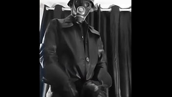 Stahlhelmetsoldat Gas Mask