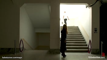 Maintenance Guy Fucked By Shemale Dom