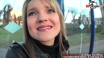 18 Jährige Teen Auf Der Straße überredet Zum Sex Casting Für Geld