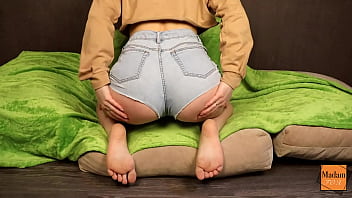 Huge Dildo In My Tight Pussy. Close-up. Madamfox