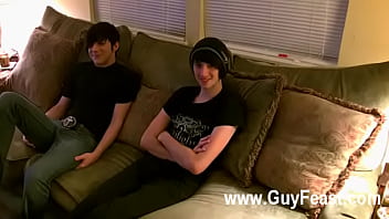 Sexy Gay He' Evidently Pretty Nervous So They Embark Off Doing A Lot