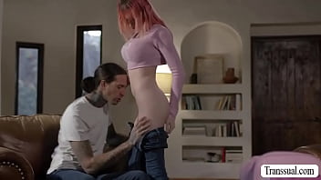 Big Ass Shemale Barebacked By Her Stepbro