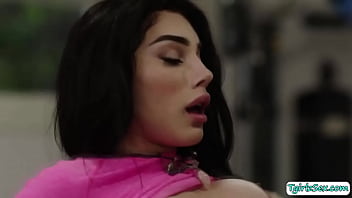 Big Tits Shemale Ariel Demure Ass Rimjob And Anal Barebacked