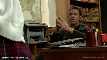 Blond Bully Ass And Pussy Fucked