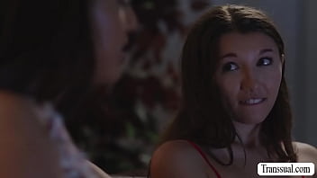 Stepdaughter Pounded By Shemale Stepmom