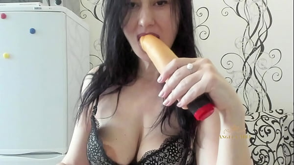 Young Husband Cumshot On Milf Face And Tits After Blowjob / Angela-milf