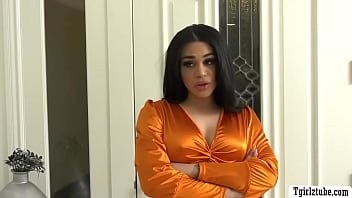 Blonde Ts Barebacked By Latina Ts Friend