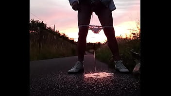 Onderweg Bij Een Wandeling Plassen