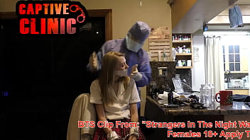 Sfw - Nonnude Behind The Scenes From Ava Siren Strangers In The Night, Playing With Restraints And Getting Restrained, Watch Entire Film At Bondageclinic - Reup